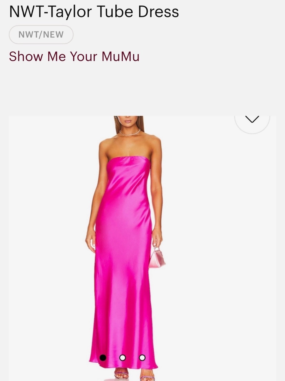 NWT- Taylor Tube Dress